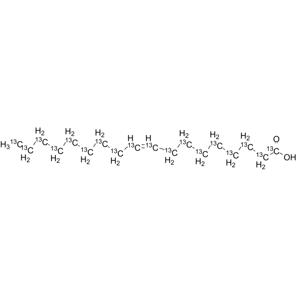 Oleic acid-13C18 (9-cis-Octadecenoic acid-13C18; 9Z-Octadecenoic acid-13C18) 287100-82-7